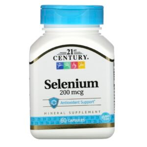 21st Century Selenium minaral supplement 200 mcg 60 Capsules