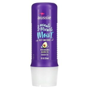 بلسم اوسي Aussie, Miracle Curls بزيت الأفوكادو والجوجوبا 236 مل لترطيب الشعر في ثلاث دقائق