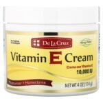 كريم فيتامين ه دي لا كروز De La Cruz, Vitamin E Cream 1000 مكجم 114 جم