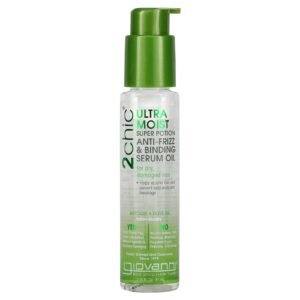 Giovanni 2chic Ultra-Moist Super Potion Anti-Frizz and Binding Serum Oil Avocado and Olive Oil - 2.75 fl oz (81 ml)