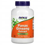 كبسولات جنسنج باناكس لدعم المناعة Panax Ginseng Extract NOW Foods 250 كبسولة