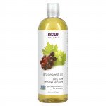 NOW Foods Solutions Grapeseed Oil sensitive skin care -16 fl oz (473 ml)